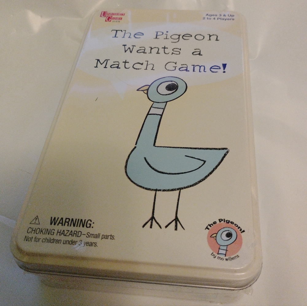 University Games The Pigeon Wants a Match Game! Travel Tin Ages 3+ / 2-4 Players - Picture 3 of 10